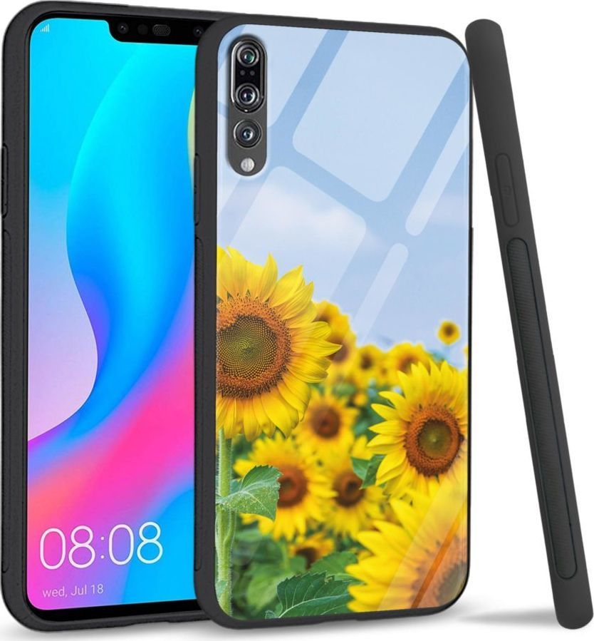 Super Fashion Etui na telefon Huawei P20 Pro Premium Case Sunflowers 1