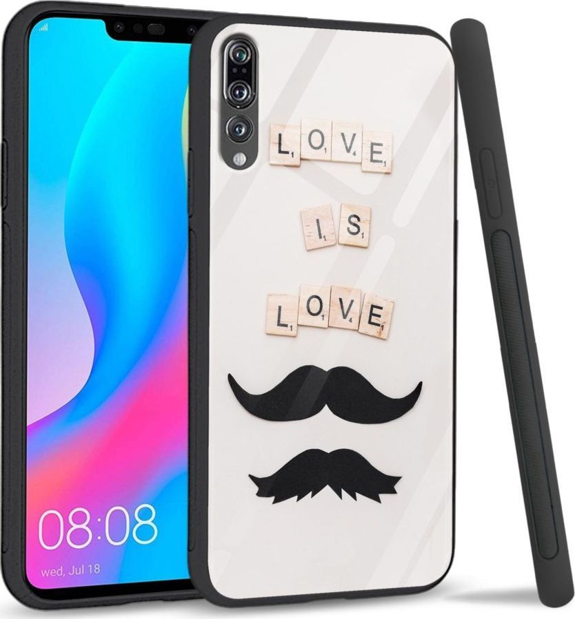 Super Fashion Etui na telefon Huawei P20 Pro Premium Case Love is love 1