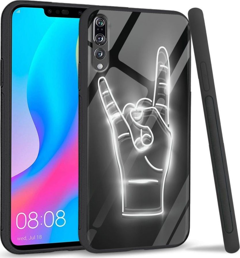 Super Fashion Etui na telefon Huawei P20 Pro Premium Case We Rock 1