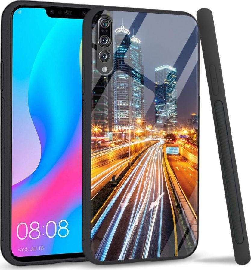 Super Fashion Etui na telefon Huawei P20 Pro Premium Case Night City 1