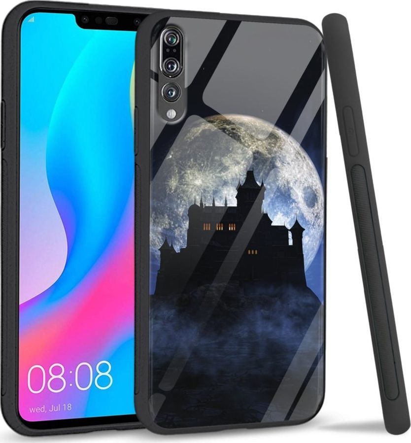 Super Fashion Etui na telefon Huawei P20 Pro Premium Case Moon castle 1