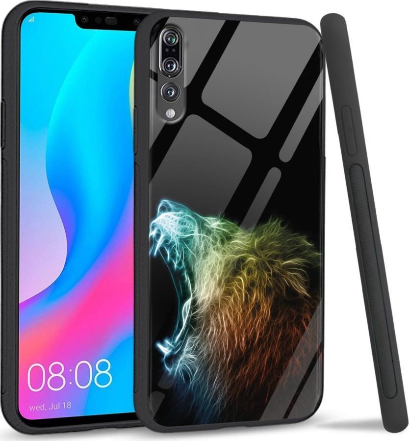 Super Fashion Etui na telefon Huawei P20 Pro Premium Case Roaring Lion 1