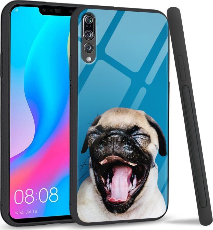Super Fashion Etui na telefon Huawei P20 Pro Premium Case Pug 1