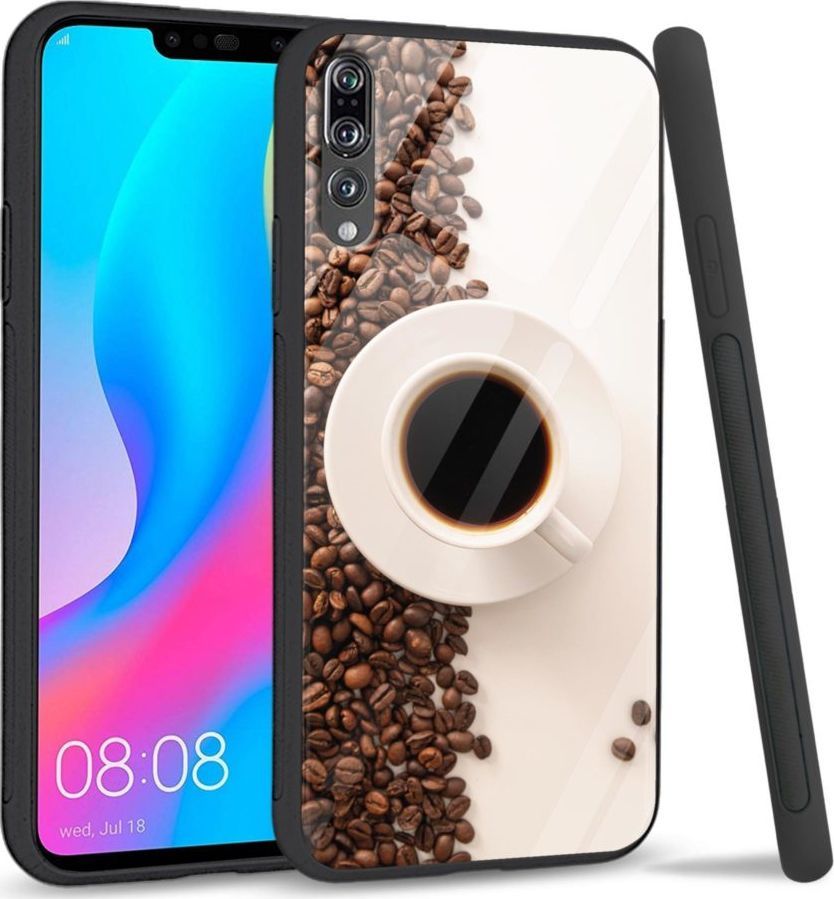 Super Fashion Etui na telefon Huawei P20 Pro Premium Case Coffee Cup 1