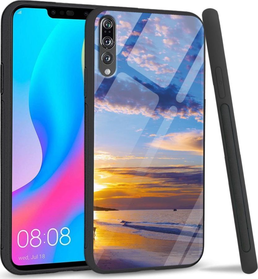 Super Fashion Etui na telefon Huawei P20 Pro Premium Case Beach sky 1