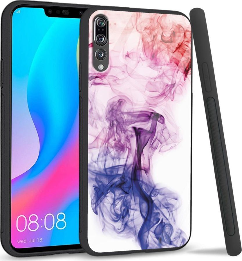 Super Fashion Etui na telefon Huawei P20 Pro Premium Case Smoke abstract 1