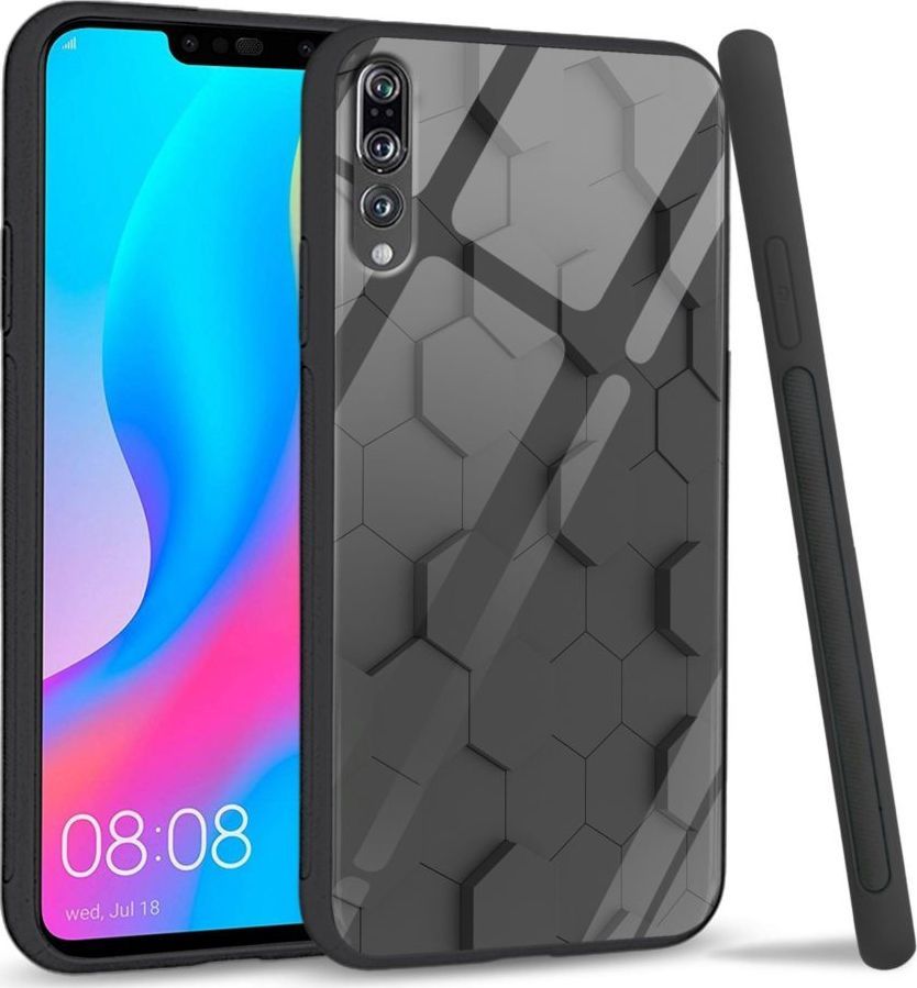 Super Fashion Etui na telefon Huawei P20 Pro Premium Case Honeycomb Pattern 1
