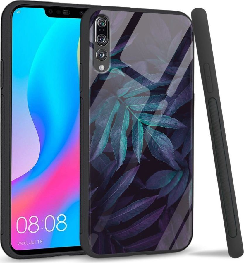 Super Fashion Etui na telefon Huawei P20 Pro Premium Case Night leaves 1