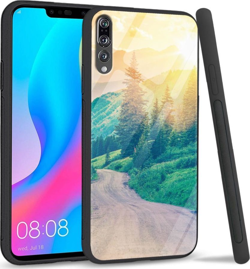 Super Fashion Etui na telefon Huawei P20 Pro Premium Case Village roads 1