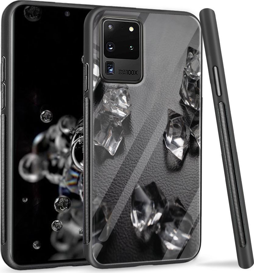 Super Fashion Etui na telefon Samsung Galaxy S20 Ultra Premium Case Glass Cube 1