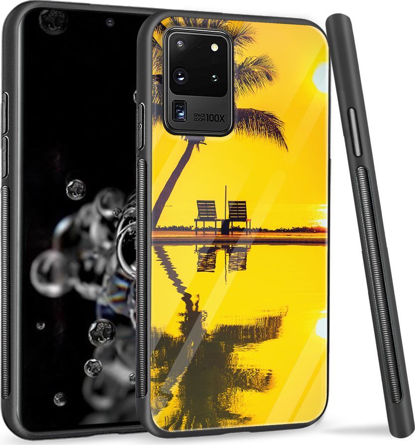 Super Fashion Etui na telefon Samsung Galaxy S20 Ultra Premium Case Yellow sunset 1