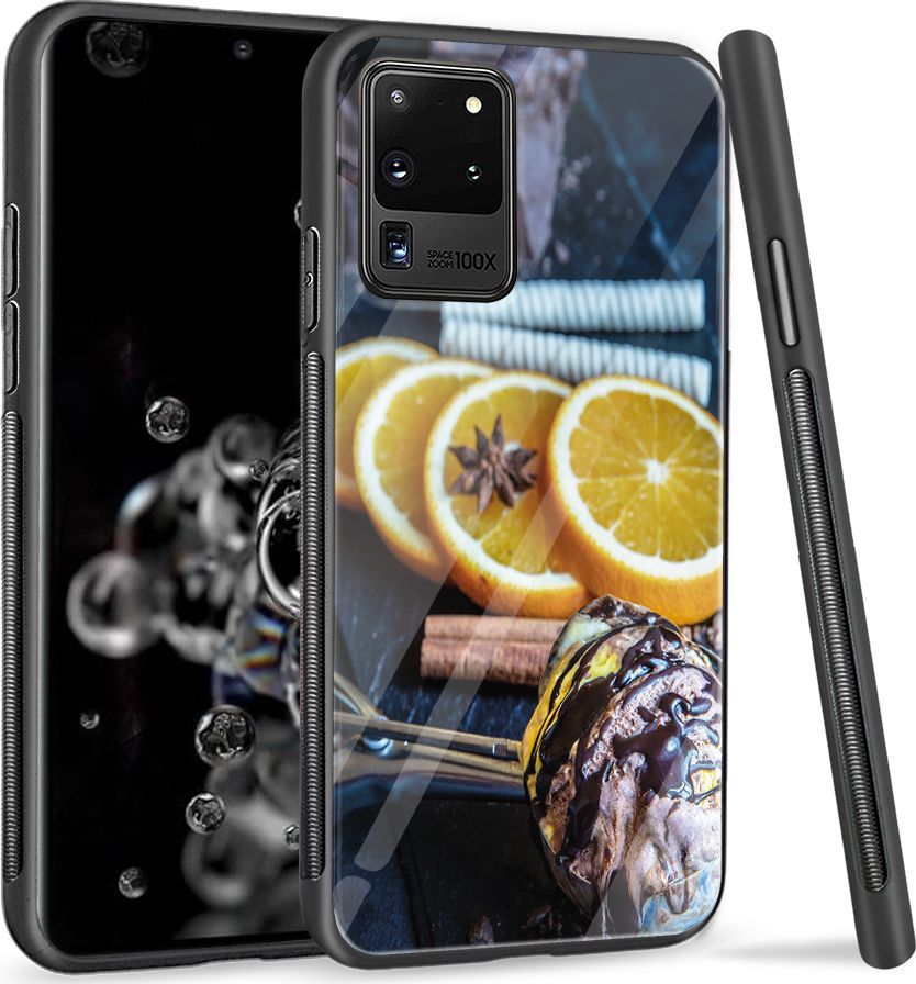 Super Fashion Etui na telefon Samsung Galaxy S20 Ultra Premium Case Choco lemon 1