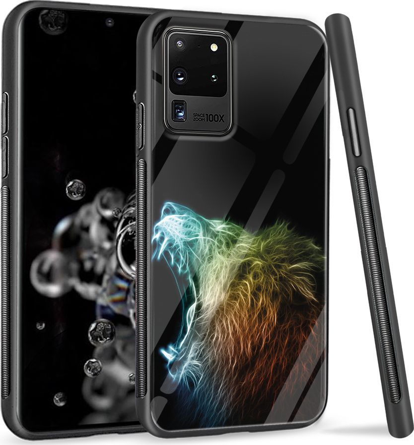 Super Fashion Etui na telefon Samsung Galaxy S20 Ultra Premium Case Roaring Lion 1