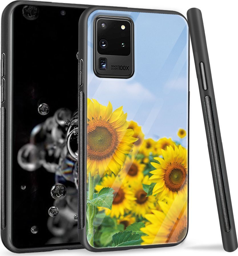 Super Fashion Etui na telefon Samsung Galaxy S20 Ultra Premium Case Sunflowers 1