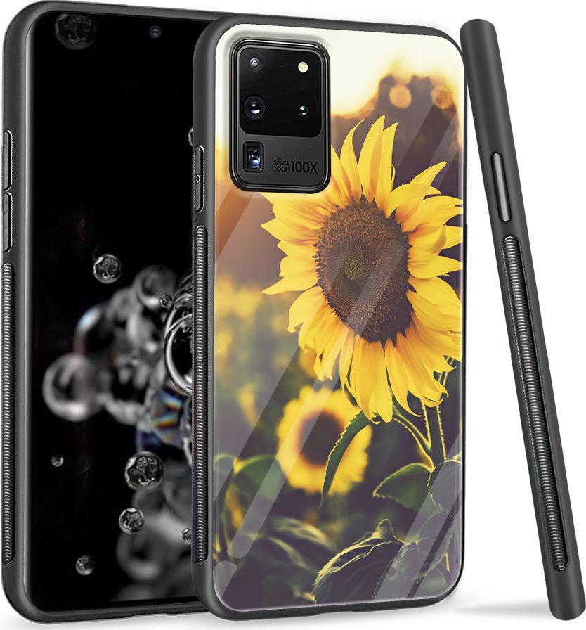 Super Fashion Etui na telefon Samsung Galaxy S20 Ultra Premium Case Sunflower field 1