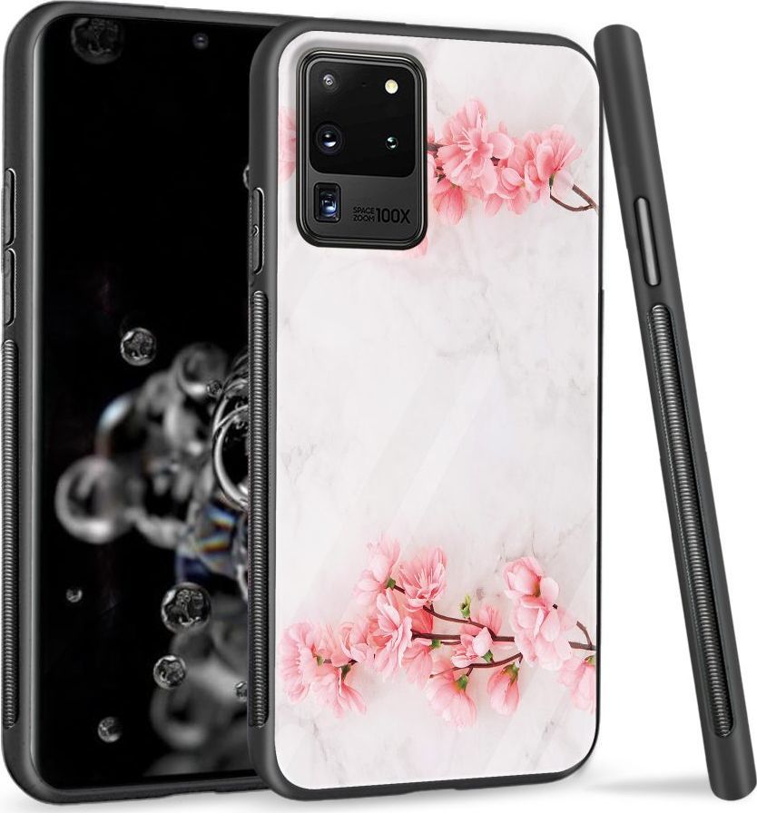 Super Fashion Etui na telefon Samsung Galaxy S20 Ultra Premium Case Due flowers 1
