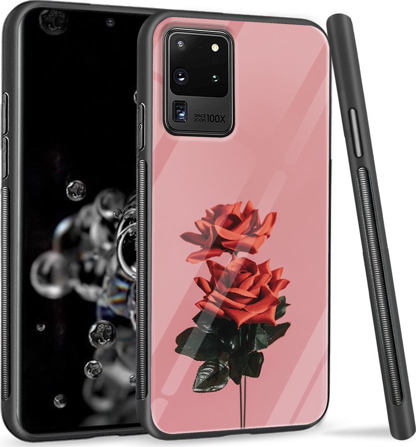 Super Fashion Etui na telefon Samsung Galaxy S20 Ultra Premium Case Rose love 1