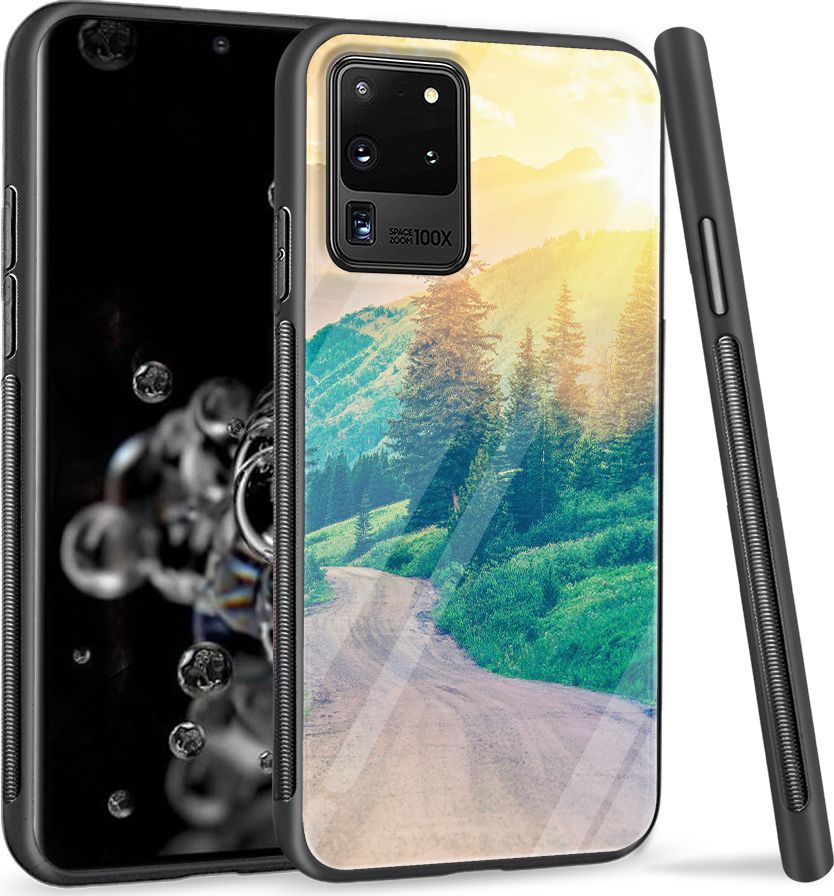 Super Fashion Etui na telefon Samsung Galaxy S20 Ultra Premium Case Village roads 1