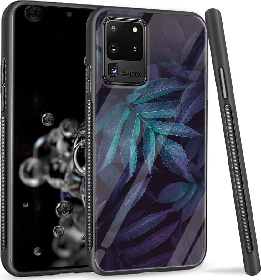 Super Fashion Etui na telefon Samsung Galaxy S20 Ultra Premium Case Night leaves 1