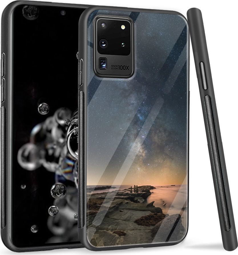 Super Fashion Etui na telefon Samsung Galaxy S20 Ultra Premium Case Stary night rocks 1