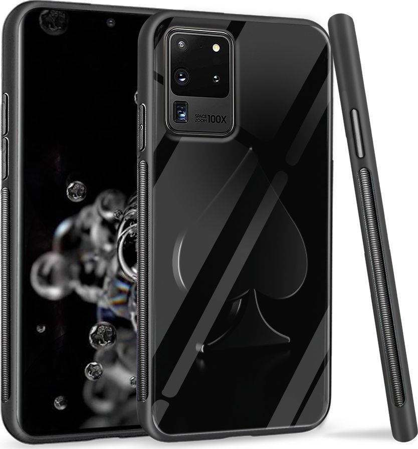 Super Fashion Etui na telefon Samsung Galaxy S20 Ultra Premium Case Black spade 1