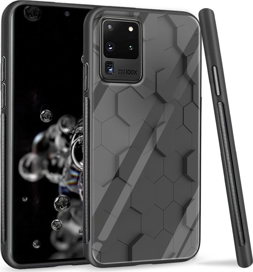 Super Fashion Etui na telefon Samsung Galaxy S20 Ultra Premium Case Honeycomb Pattern 1