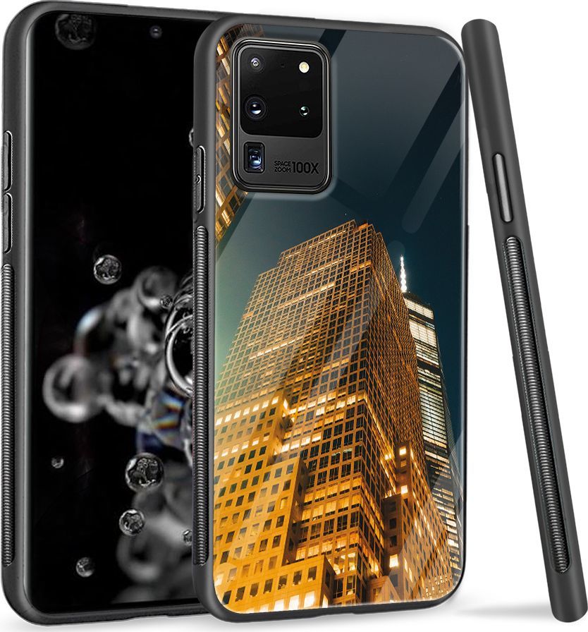 Super Fashion Etui na telefon Samsung Galaxy S20 Ultra Premium Case Night building 1