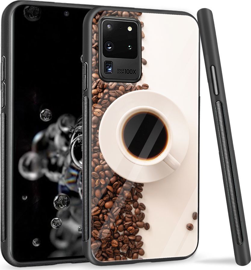 Super Fashion Etui na telefon Samsung Galaxy S20 Ultra Premium Case Coffee Cup 1