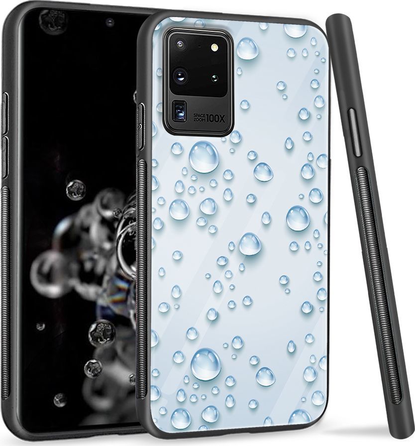 Super Fashion Etui na telefon Samsung Galaxy S20 Ultra Premium Case Droplets 1
