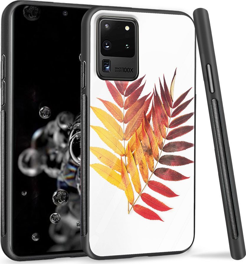 Super Fashion Etui na telefon Samsung Galaxy S20 Ultra Premium Case Reddish yellow leaves 1