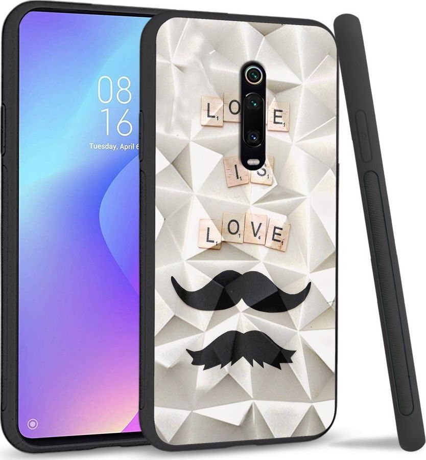 Super Fashion Etui na telefon Xiaomi MI9T Crystal Case Love is love 1
