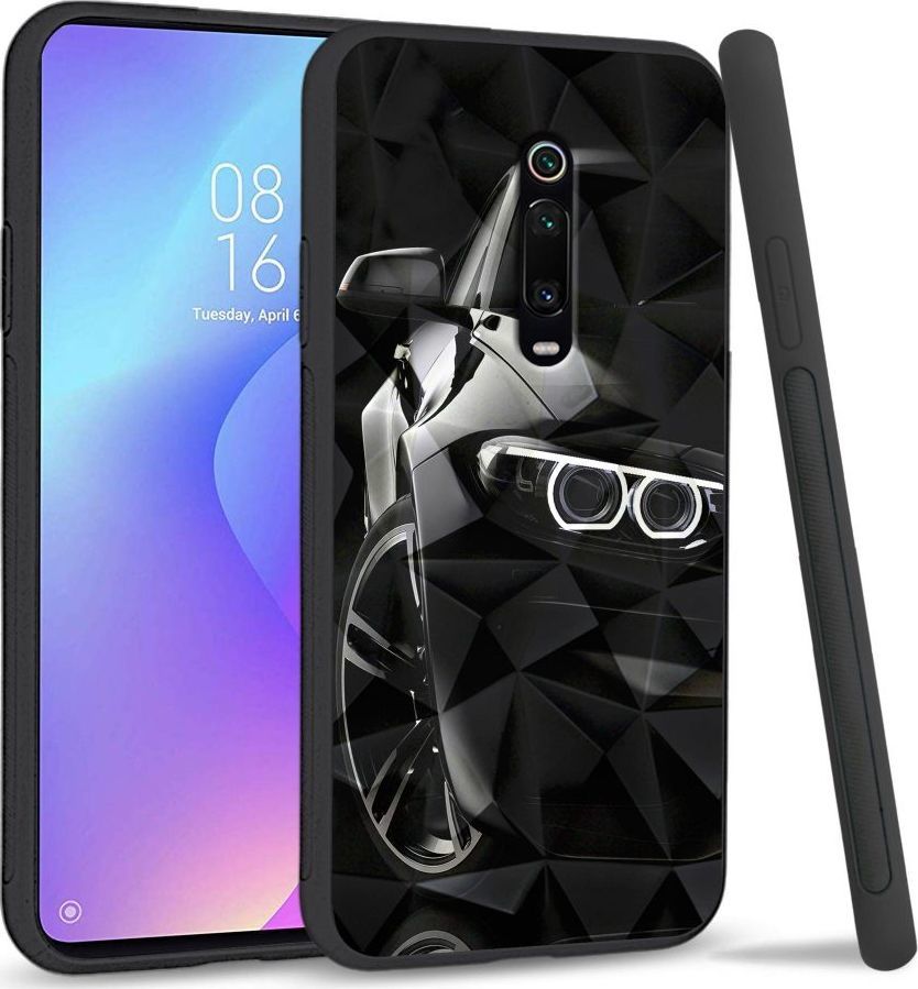 Super Fashion Etui na telefon Xiaomi MI9T Crystal Case LED headlights 1