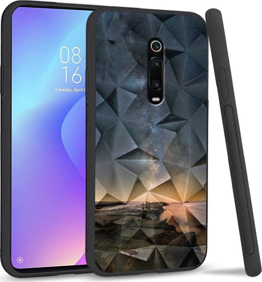 Super Fashion Etui na telefon Xiaomi MI9T Crystal Case Stary night rocks 1