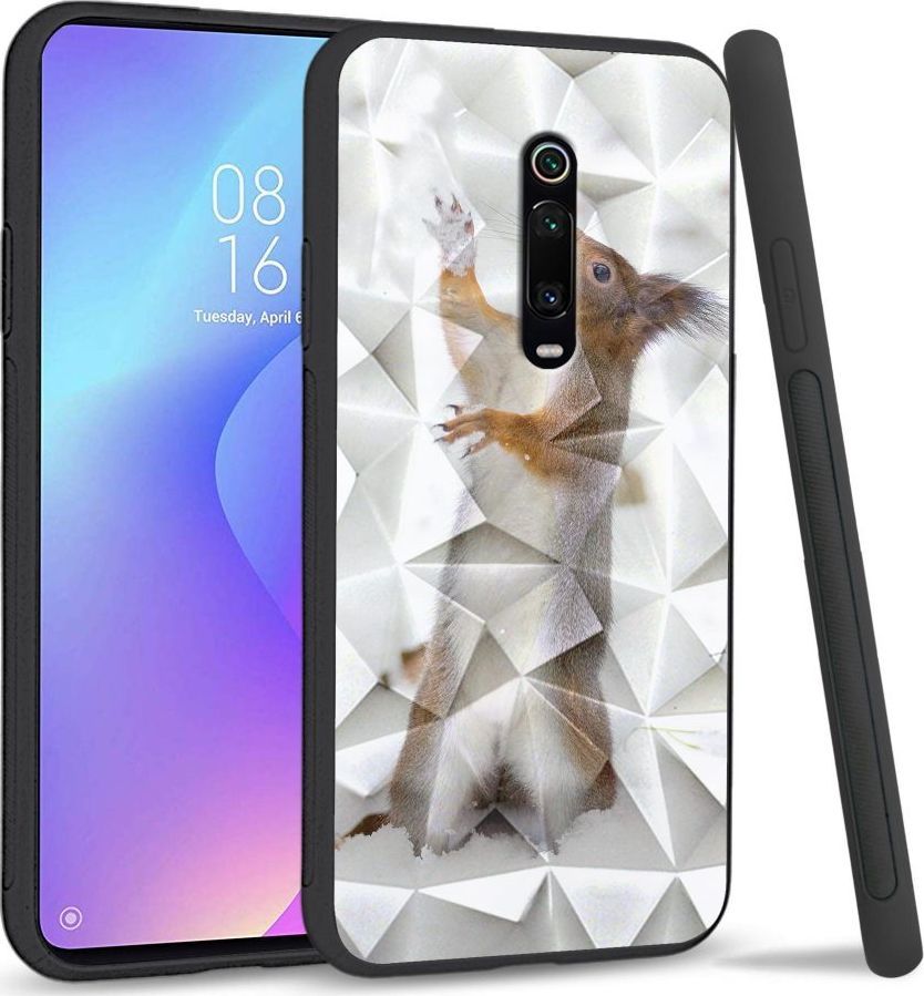 Super Fashion Etui na telefon Xiaomi MI9T Crystal Case Snow squirrel 1