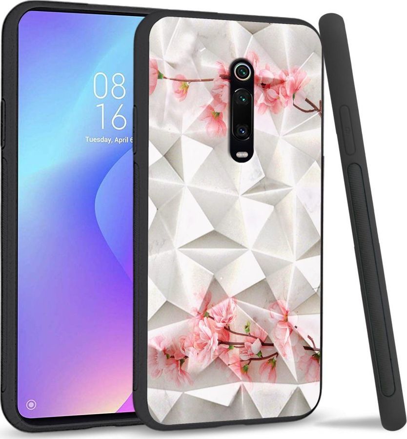 Super Fashion Etui na telefon Xiaomi MI9T Crystal Case Due flowers 1