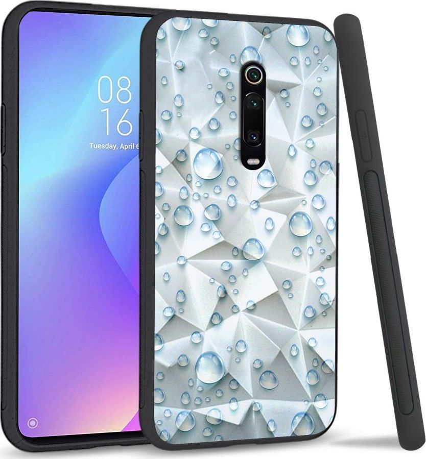 Super Fashion Etui na telefon Xiaomi MI9T Crystal Case Droplets 1