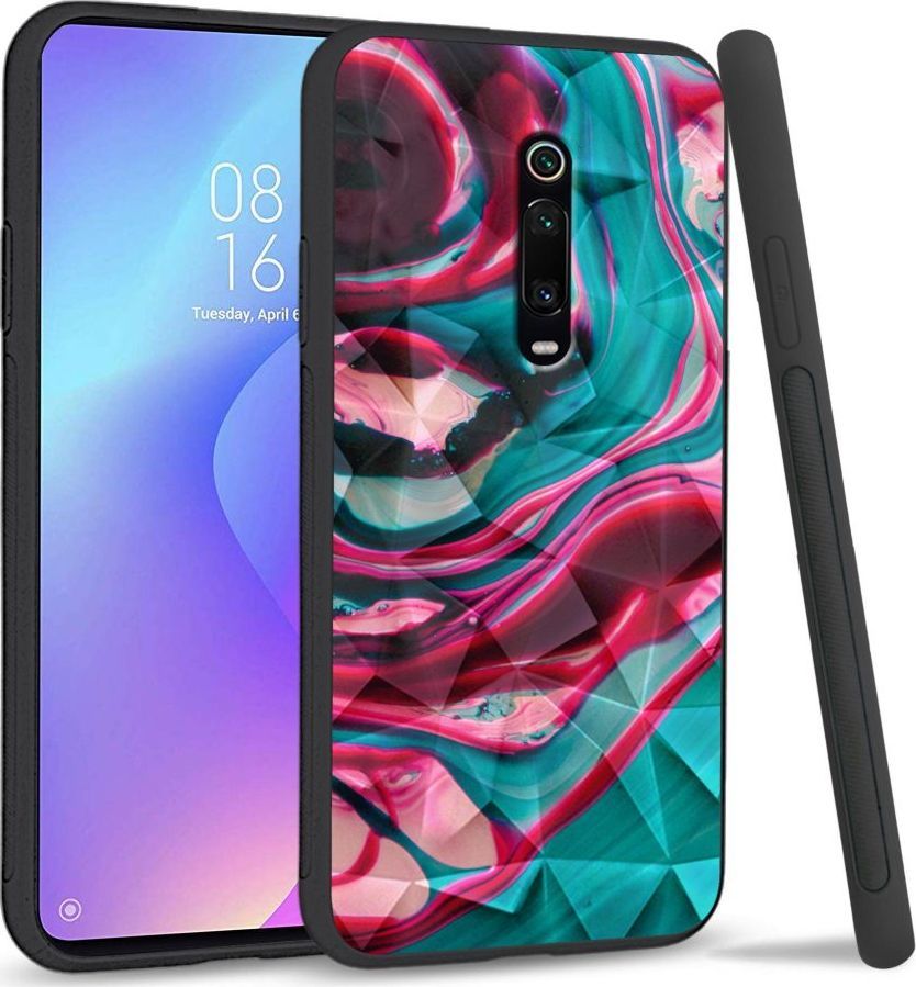 Super Fashion Etui na telefon Xiaomi MI9T Crystal Case Water color abstract 1