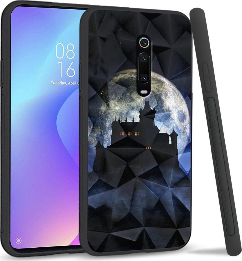 Super Fashion Etui na telefon Xiaomi MI9T Crystal Case Moon castle 1