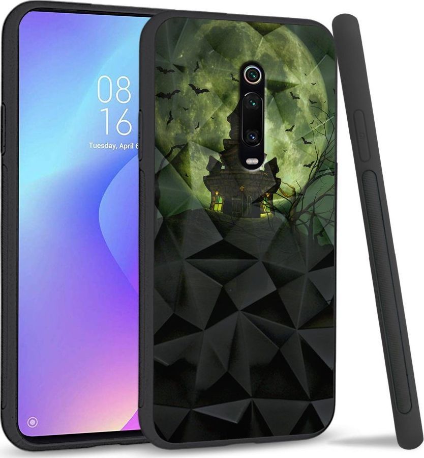 Super Fashion Etui na telefon Xiaomi MI9T Crystal Case Spooky castle 1