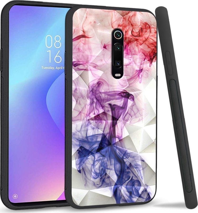 Super Fashion Etui na telefon Xiaomi MI9T Crystal Case Smoke abstract 1