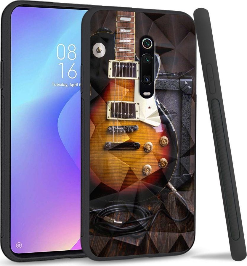 Super Fashion Etui na telefon Xiaomi MI9T Crystal Case Electric Guitar 1