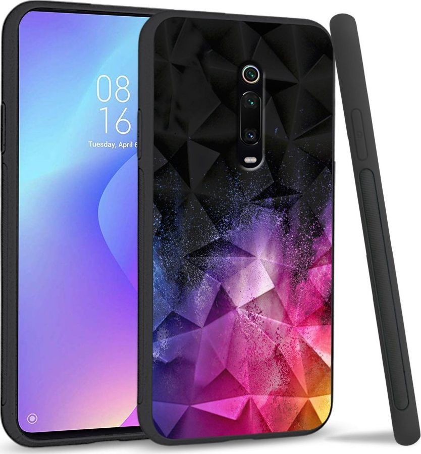 Super Fashion Etui na telefon Xiaomi MI9T Crystal Case Splash Colors 1