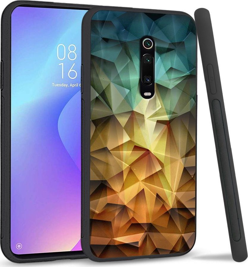 Super Fashion Etui na telefon Xiaomi MI9T Crystal Case Polygonal 1