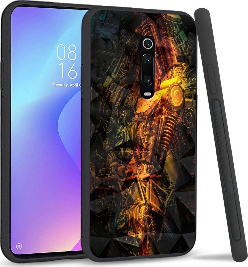 Super Fashion Etui na telefon Xiaomi MI9T Crystal Case Machine world 1