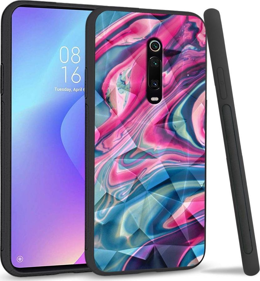 Super Fashion Etui na telefon Xiaomi MI9T Crystal Case Liquid Abstract 1