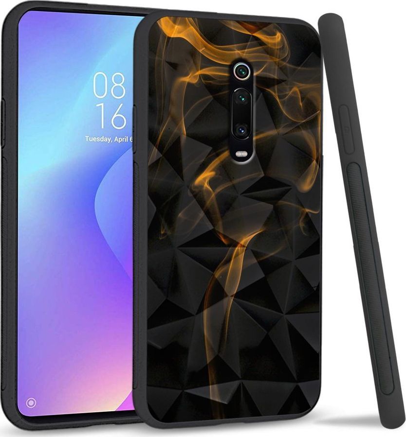 Super Fashion Etui na telefon Xiaomi MI9T Crystal Case Orange smoke 1
