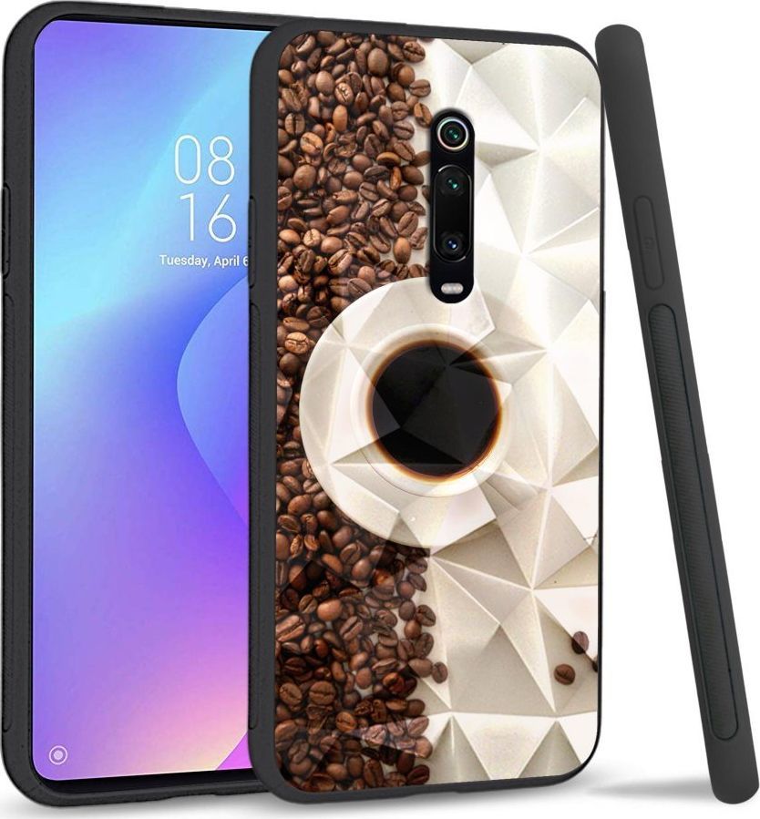 Super Fashion Etui na telefon Xiaomi MI9T Crystal Case Coffee Cup 1