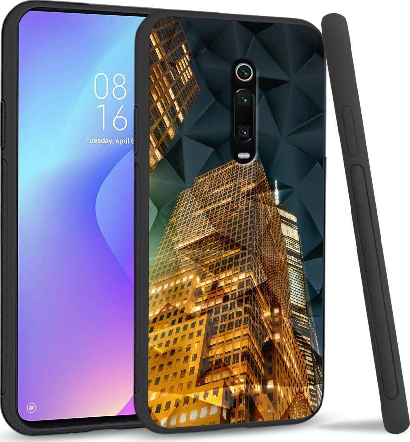 Super Fashion Etui na telefon Xiaomi MI9T Crystal Case Night building 1