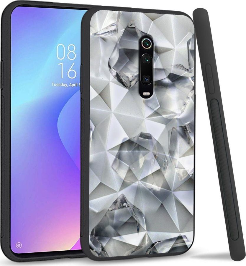 Super Fashion Etui na telefon Xiaomi MI9T Crystal Case White glass cubes 1