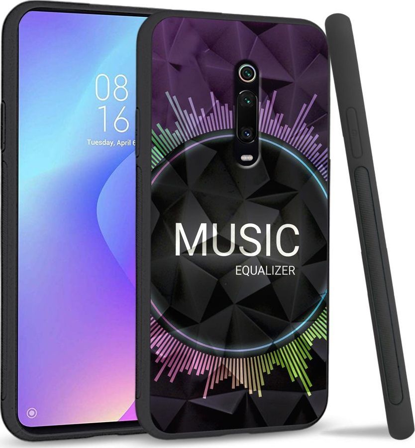 Super Fashion Etui na telefon Xiaomi MI9T Crystal Case Music equalizer 1